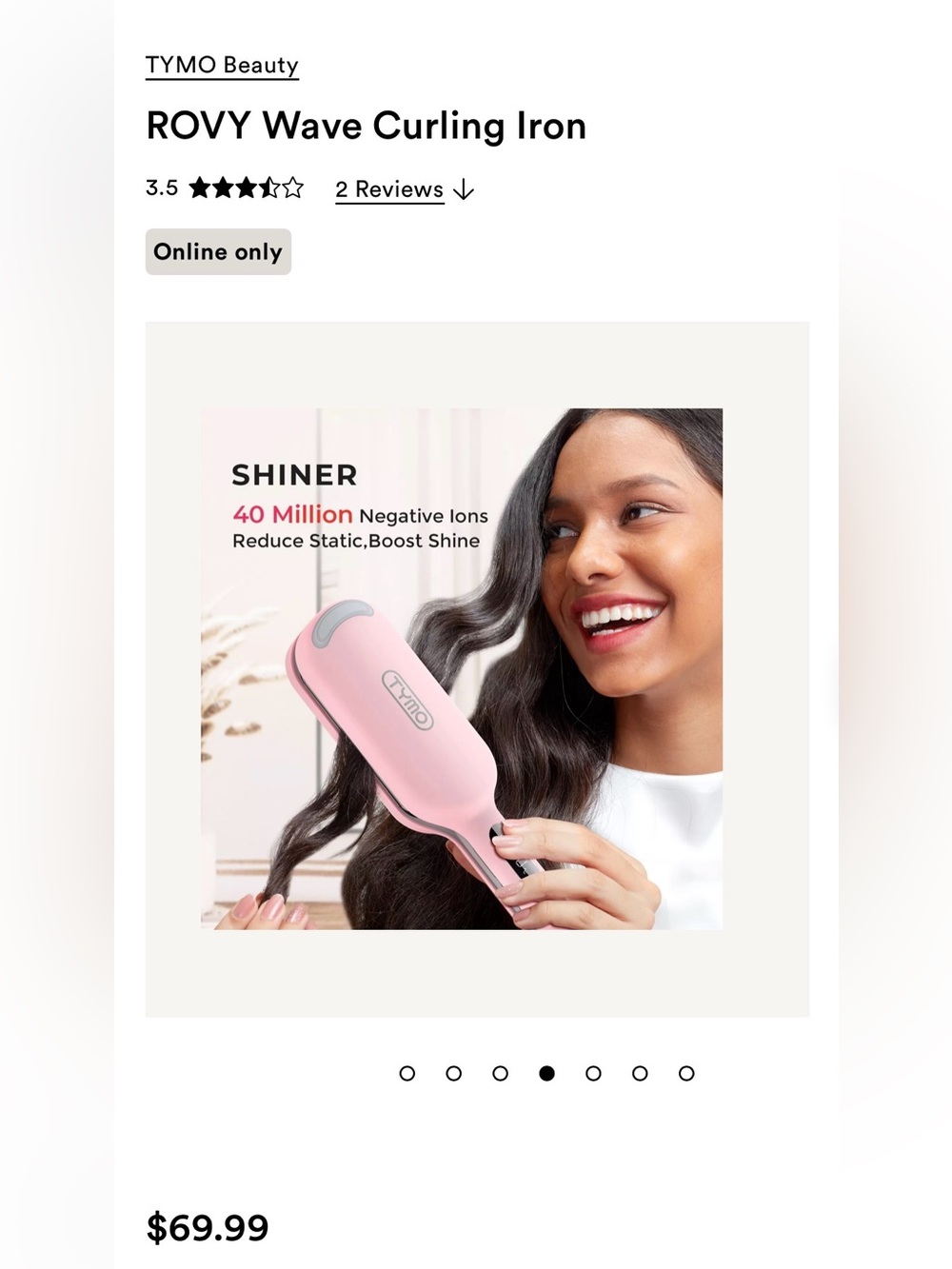 ROVY Waver Curling Iron - Light Pink - Picture 10 of 10